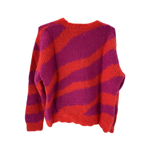 Mother Cozy Multicolor Biggie Stripe Size M Sweater