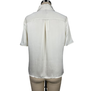 Favorite Daughter Sleek Ivory Take Me Seriously Short Sleeve Top Size XS NWT