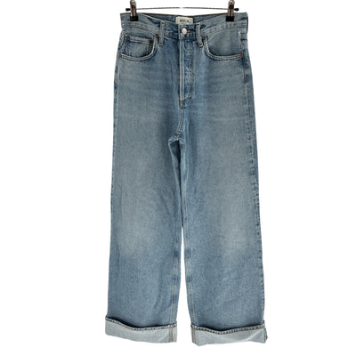 Agolde Relaxed Blue Dame Denim Jeans Size 25