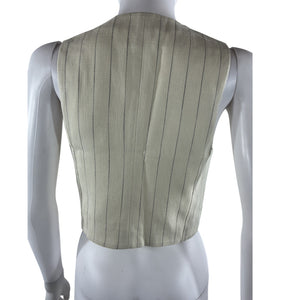 Ba&sh Striped Ivory Erita Vest Size 1