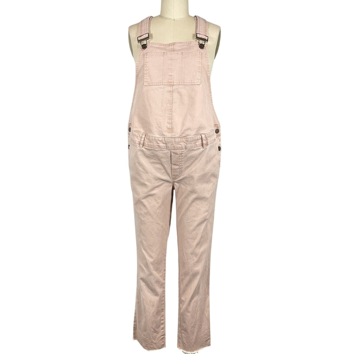 Hatch Relaxed Pink Maternity Overalls Size XS