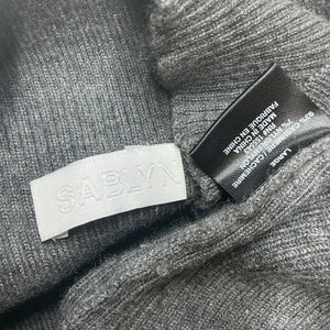 Sablyn Ribbed Gray Lauren Dress Size L