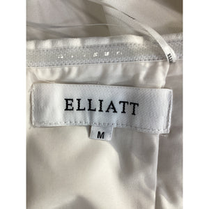 Elliatt Structured Ivory Palladium Dress Size M