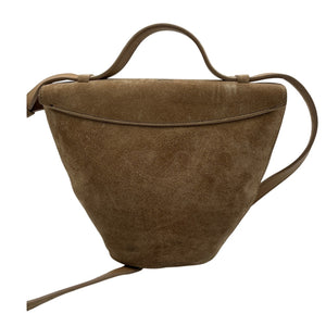 Flattered Suede Brown Evelina Shoulder Bag