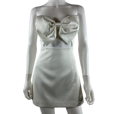 Sau Lee Elegant White Ella Dress Size 00