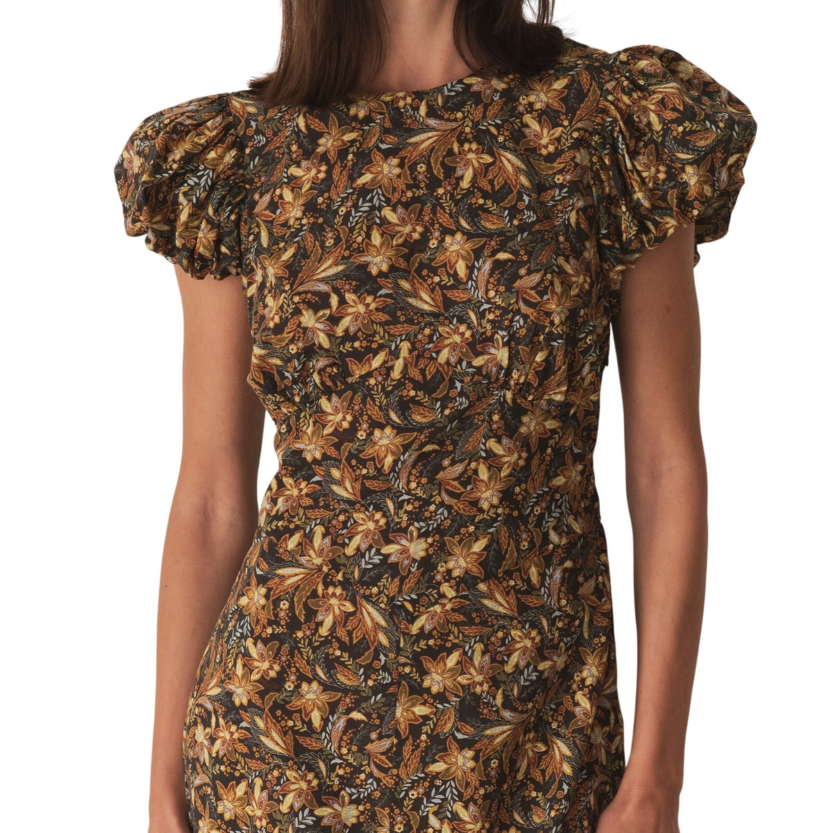 Dôen Floral Multicolor Rhodia Dress Size S