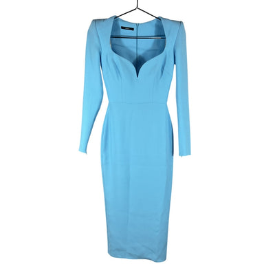 Alex Perry Long-sleeve Light Blue Maren Dress Size US 2 / UK 6