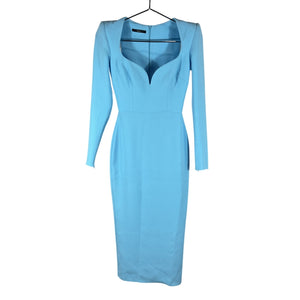 Alex Perry Long-sleeve Light Blue Maren Dress Size US 2 / UK 6
