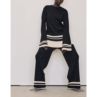 Dissh 'Madison' Black Contrast Pant Size XL