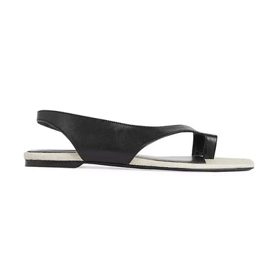 Toteme Minimalist Black Slingback Sandals Size 41 EU / US 11
