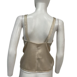 Nanushka Ruched Cream Klara Camisole Size S