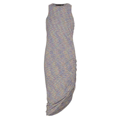 Veronica Beard Ribbed Multicolor Haylee Midi Dress Size S