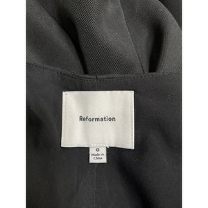 Reformation 'Bobbi' Black Tencel Skort Size 0