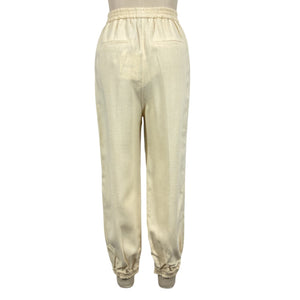 Nanushka Textured Ivory Jogger Pants Size XXS NWT