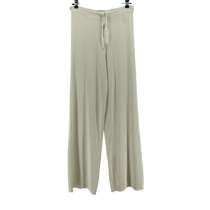 Dôen 'Evonne' Ivory Viscose Pant Size M
