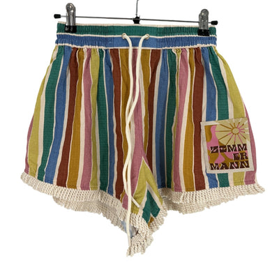Zimmermann Striped Multicolor Everley Shorts Size 0