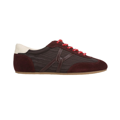 Veronica Beard Suede Burgundy Riviera Sneakers Size 9M