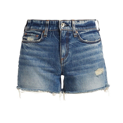 Rag & Bone Distressed Blue Dre Shorts Size 26