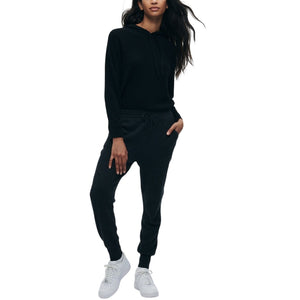 Naadam Cozy Black Essential Sweatpants Size L