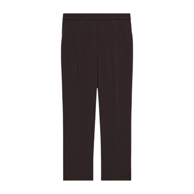 Theory Tailored Brown Kick Trousers Size 00