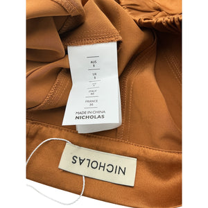 Nicholas Relaxed Brown Neha Jogger Size 4 Pants