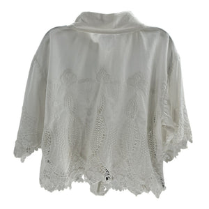 Tularosa Embroidered White August Blouse Size S