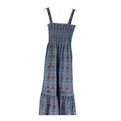 Hill House Home Floral Blue Anjuli Nap Dress Size L