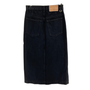 Ulla Johnson Classic Black Bea Denim Midi Size 6 Skirt