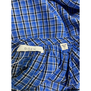 Dôen 'Jonie' Blue Cotton Top Size S