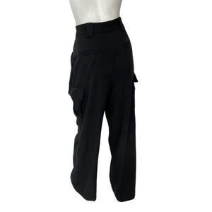 Shona Joy Utility Relaxed Black Sara Cargo Pants Size AU 8/US 4