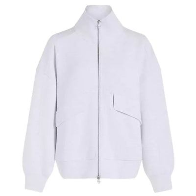 Varley Soft Ivory Marl Garcia Zip Sweatshirt Size XS