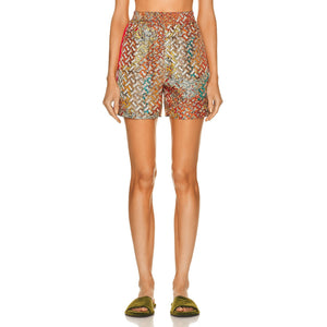 Burberry Printed Bright Orange Tawney Shorts Size 6