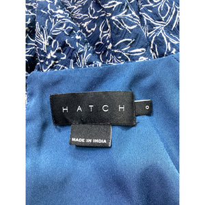Hatch 'The Juliet' Blue Floral Top Size 0