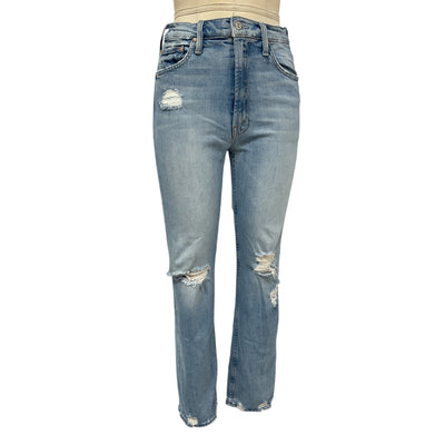 Mother High Rise Blue Rider Skimp Denim Jeans Size 28
