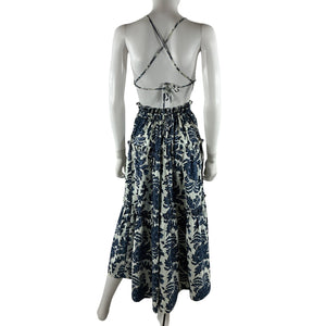 Shona Joy Floral Blue Diana Dress Size US 4