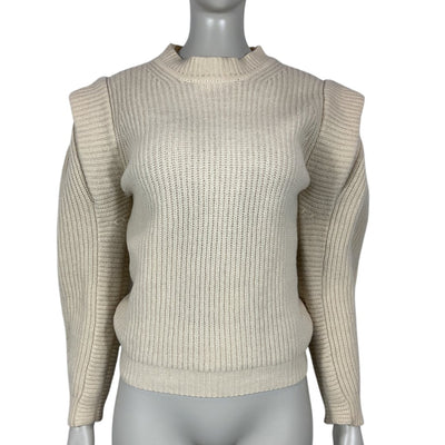 Isabel Marant Ribbed Ecru Bolton Sweater Size FR 36 / US 4