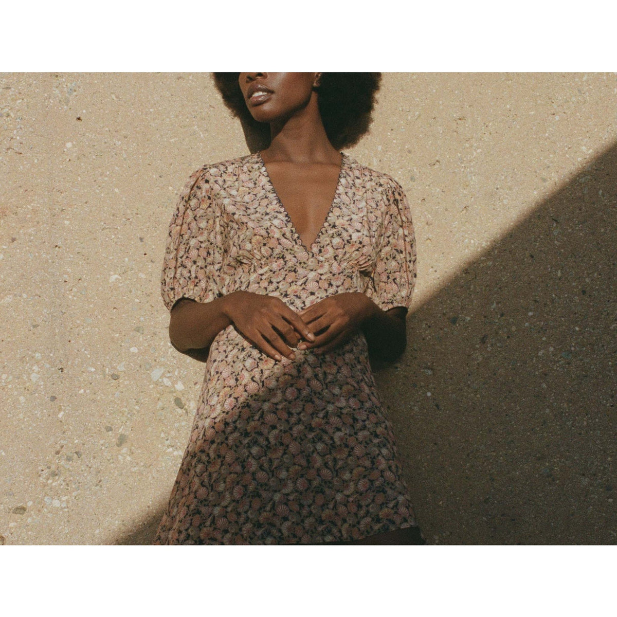 Dôen 'Emilia' Brown Silk Dress Size M