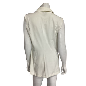 Capsule 121 Tailored Ivory Elphis Vest Size M