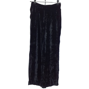 Reformation Velvet Black Wes Size 2 P Pants