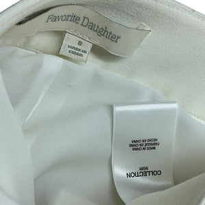 Favorite Daughter Tailored Ivory Phoebe Trousers Size 8