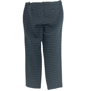Theory Gingham Cropped Multicolor Treeca Pants Size 6