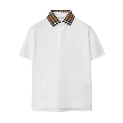 Burberry Classic White Johane Polo Shirt Size 14Y