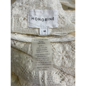 Honorine Lace Cream Gilda Mini Dress Size M