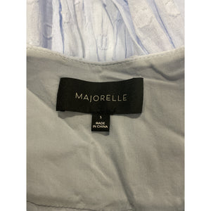 Majorelle Embroidered Blue Daniella Maxi Dress Size S