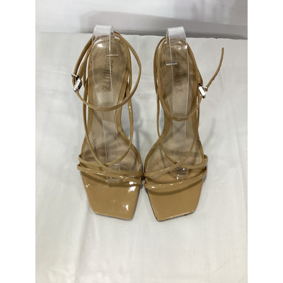 Schutz 'Bari' Tan Leather Sandal Size 8.5