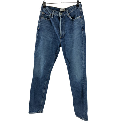 Agolde Classic Blue Nico High Rise Slim Fit Denim Jeans Size 27