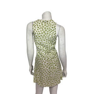 Faithfull The Brand Printed Gita Floral Penne Mini Dress Size 2