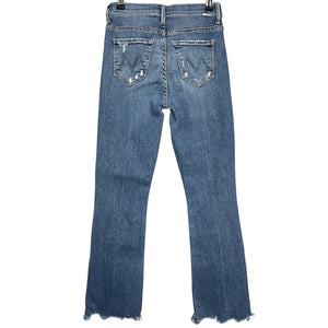 Mother Distressed Blue Insider Denim Jeans Size 24