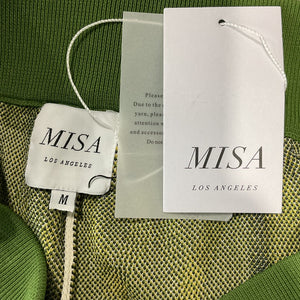 Misa Los Angeles Geometric Limoncello Geo Rialta Pants Size M NWT