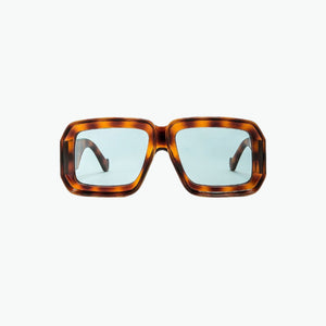 Loewe 'Paula's' Brown Acetate Ibiza Square Sunglasses Size OS